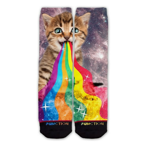 Function - Cat Tongue Rainbow Galaxy Fashion Socks