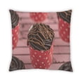 thumbnail image 2 of Ahgly Company Foods Cupcake Indoor Throw Pillow, 18 inch by 18 inch, 2 of 6