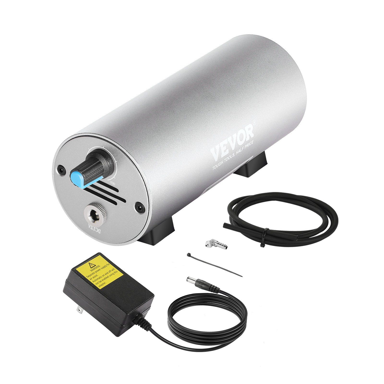 Laser Engraver Air Assist Kit, 30L/min Adjustable Flow, Works with 20W+ Cutters