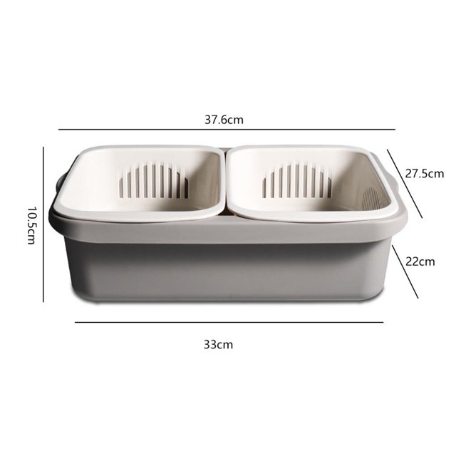 Filtro Plegable De Cocina Para El Hogar, Plegable, Para Cortar, Moho, Multifuncional, Para Lavar Frutas Y Verduras, Cesta De Almacenamiento Para Drenaje De Frutas seitruly HA023670-00