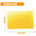 thumbnail image 2 of Beeswax Sheets 30Pcs Beeswax Foundation Sheets Wax Foundation for Bee Frames Natural Honeycomb Sheets Beeswax Sheets, 2 of 5