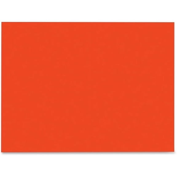 SunWorks Construction Paper Multipurpose - 9" x 12" - 50 / Pack - Orange