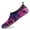 Purple/Red Feather, variant on VIFUUR Water Shoes for Women Barefoot Quick-Dry Beach Swim Socks Black Flower