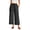 Black, variant on SWQZVT Women's Casual Wide Leg Pants Wide Leg Pants Drawstring Elastic Mid Waist Pants with Pockets Khaki