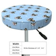 thumbnail image 4 of KLL Corgi Dog Round Bar Chair Cushion Cover 12 inch ,Bar Stool Protector with Elastic, Soft Washable, 4 of 6
