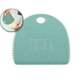 thumbnail image 1 of Dvruxg Bench Scraper, Silicone Pastry and Dough Cutter, Multipurpose Dough Cutter Tool Cake Pizza Cutter with Measuring Scale, Bench Knife Kitchen Dough Scraper Bread Cutter for Baking, 1 of 5