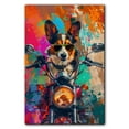 thumbnail image 3 of Cardigan Welsh Corgi Dog Poster Riding A Motorcycle - Cardigan Welsh Corgi Dog Canvas Wall Art For Bedroom Decor - Living Room Decor - You Got This Gifts For Women, 3 of 6