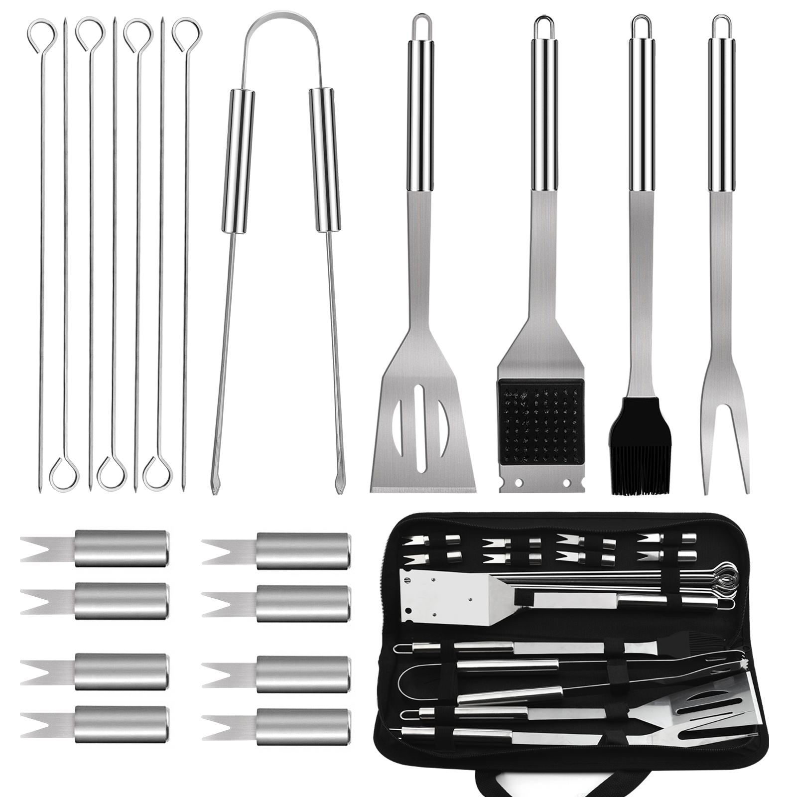 20PC BBQ Grill Tool Set