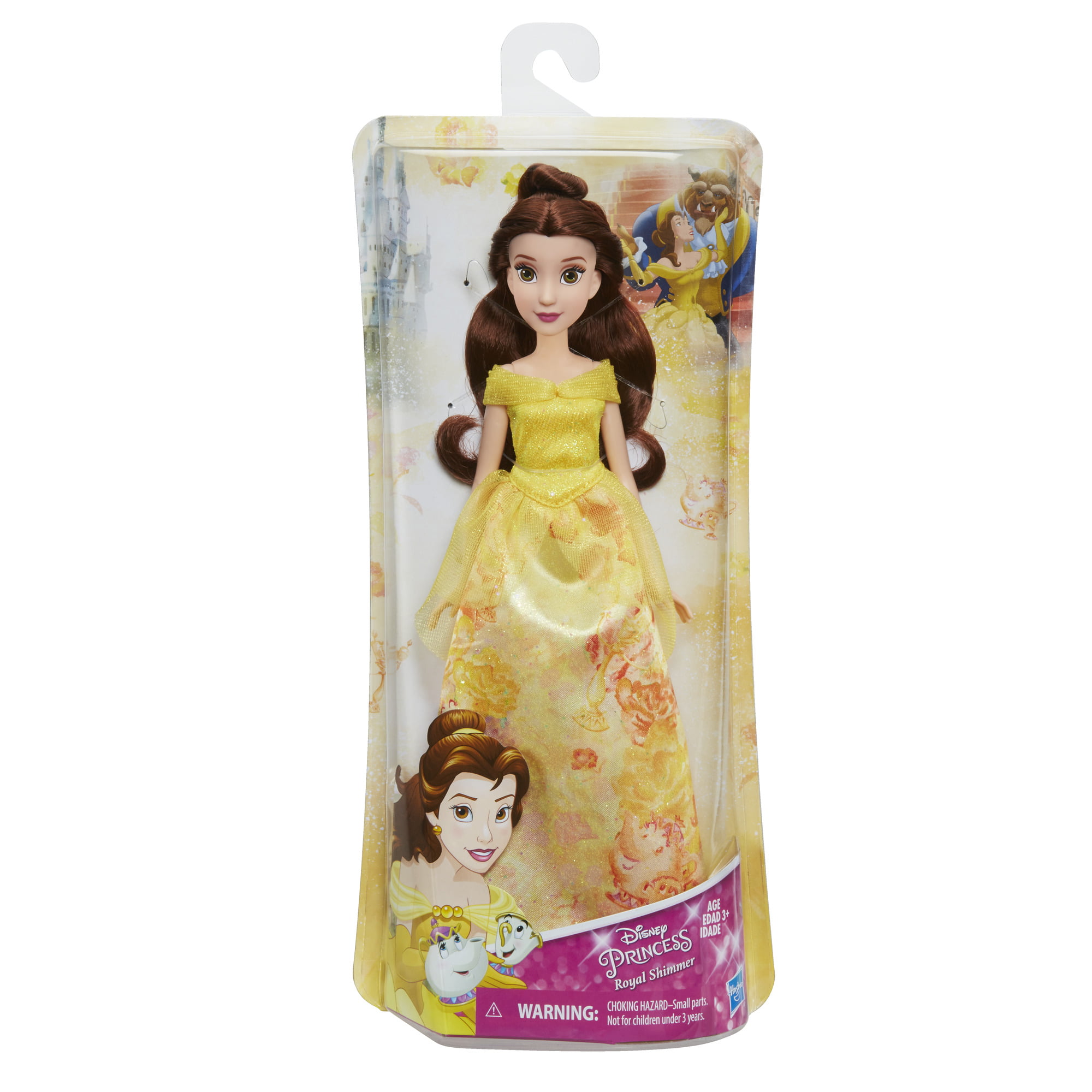 E4159AS00 Details about   Hasbro Disney Princess Royal Shimmer Belle Doll 