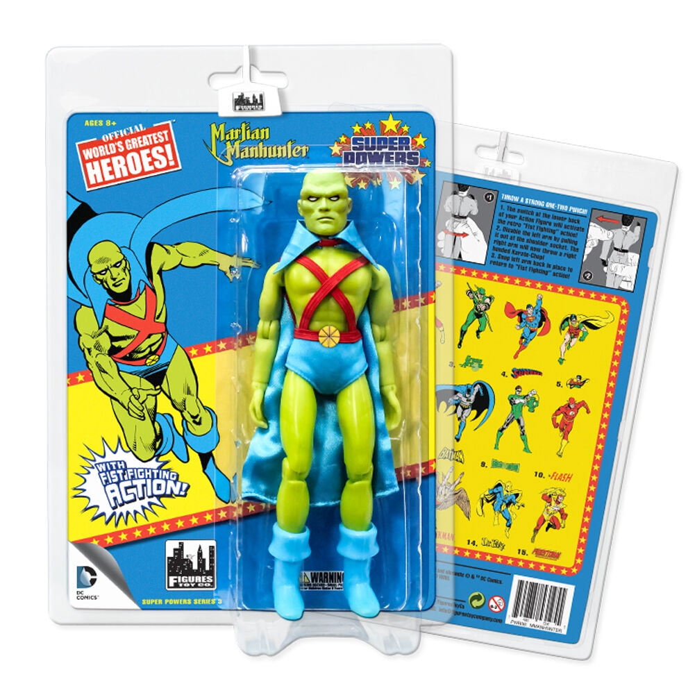Super Powers 8 Inch Action Figures With Fist Fighting Action Series 3:  Plastic Man