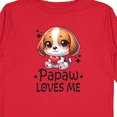thumbnail image 4 of Inktastic Papaw Loves Me Grandchild Puppy Boys or Girls Long Sleeve Toddler T-Shirt, 4 of 5