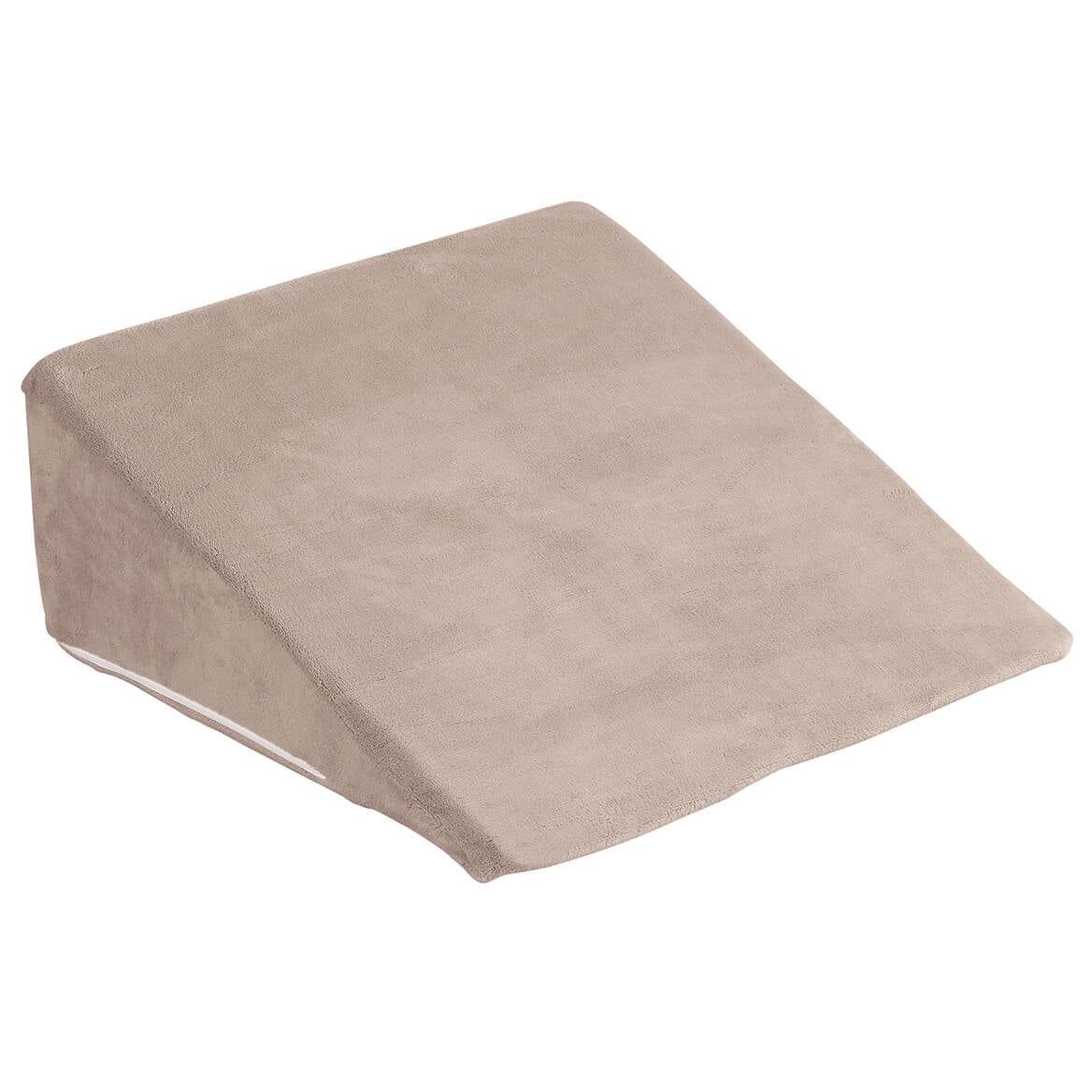 Plush Wedge Pillow Cover, Medium, Beige