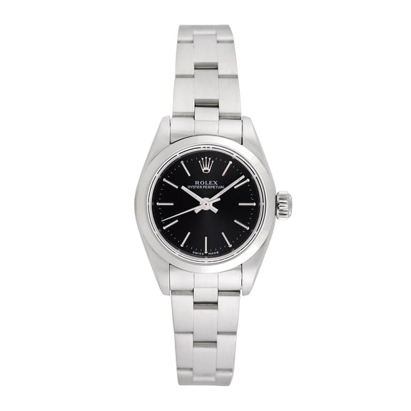 Pre-Owned Rolex Women's Oyster Perpetual 25mm Stainless Steel Oyster Wristwatch