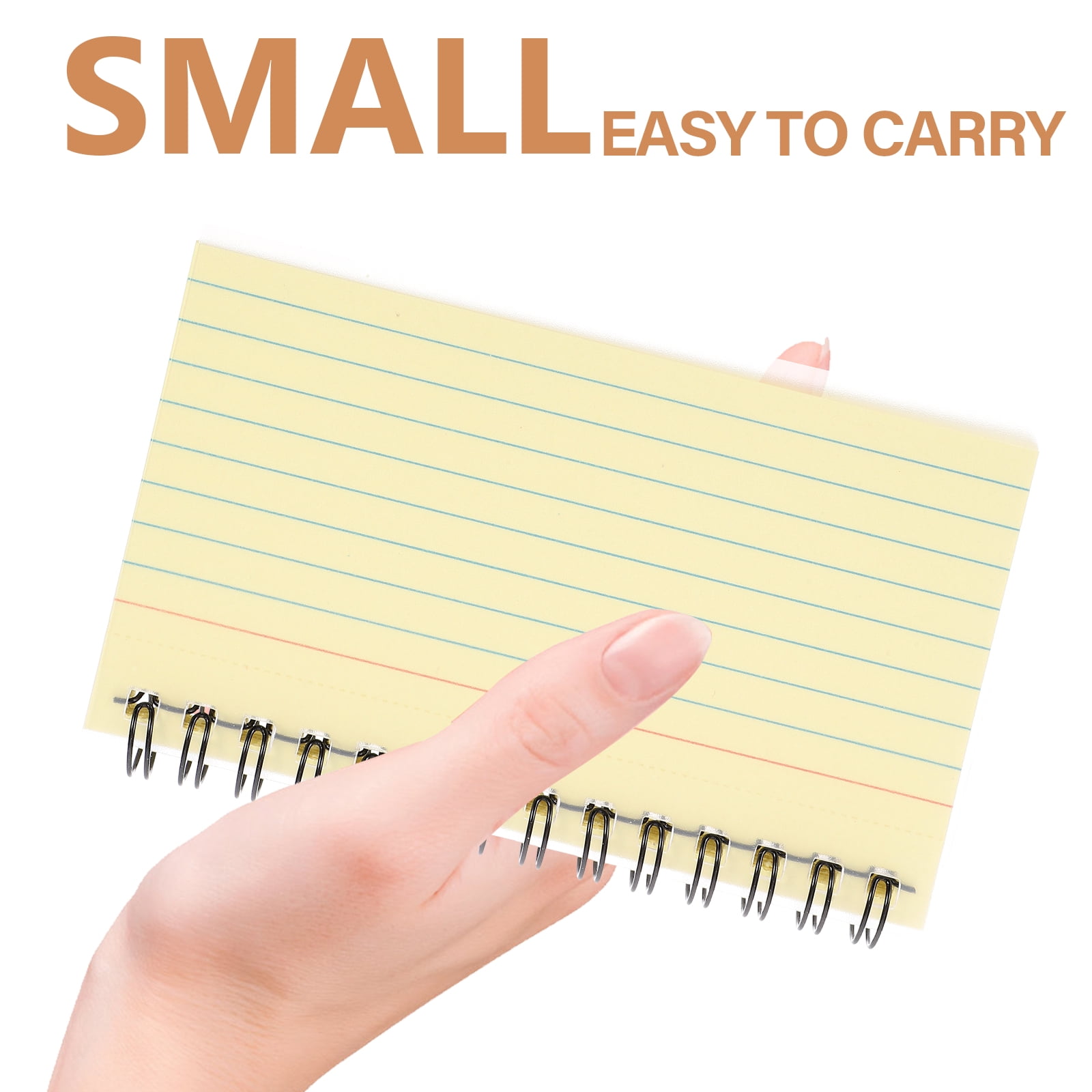 HOMEMAXS 12 pcs  Index Cards Mini Spiral Notepads Mini Spiral Notebooks Office Memo Notepads