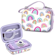 Fintie Kids Camera Case Compatible with Goopow/Seckton/Dylanto/Mgaolo/Masterbee/CIMELR/Desuccus Kids Camera Toys, Children Digital Video Camera Carrying Bag, Birthday Festival Gift