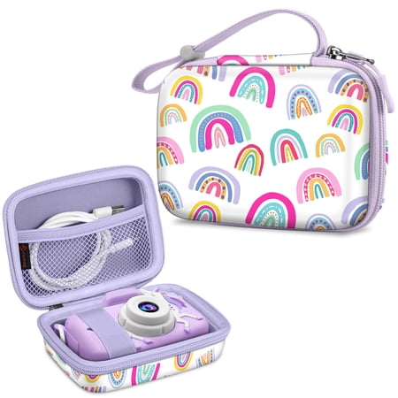 Fintie Kids Camera Case Compatible with Goopow/Seckton/Dylanto/Mgaolo/Masterbee/CIMELR/Desuccus Kids Camera Toys Children Digital Video Camera Carrying Bag Birthday Festival Gift