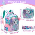 thumbnail image 6 of Kids Hardshell Luggage Sets for Girls with Wheels Pink Lightweight Carry on Suitcases with Wheels for Toddler Travel Essential Travel Pillow Backpack, 6 of 7