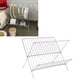thumbnail image 5 of Escurreplatos plegable en forma de X de 2 niveles, escurridor de platos, soporte para platos y cuencos, para encimeras de cocina, 5 of 14