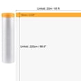 thumbnail image 2 of Uxcell 86.6 in x 65 ft Pre-Taped Masking Film with Medium-Tack Painters Tape for Painting Protection, 2 of 5