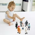 thumbnail image 4 of Miniature People Model Hand Painted Figurines Layout Sand Table Toy Mini, 4 of 6