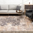 thumbnail image 5 of Rug Branch Montage Collection Modern Abstract Runner Area Rug (2x3 feet) - 2'3" x 3', Grey, 5 of 5