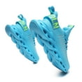 thumbnail image 6 of GSLMOLN Outdoor Breathable Mesh Knited Jogging Athletic Running Shoes Sky Blue size 11, 6 of 6