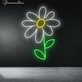 thumbnail image 2 of Glowneon Daisy Neon Sign, Daisy Led Sign, Wildflower Neon Sign, Handmade Flower Neon Decor Sign, 2 of 4
