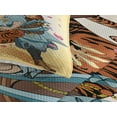 thumbnail image 3 of Ambesonne Japanese Quilted Coverlet 3 Pcs, Samurai and Tiger, Queen Size, Multicolor, 3 of 4