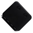 thumbnail image 4 of Boat Access Hatch, 20x18in Boat Hatch Cover ABS With Lock Recessed Handles For Kayak For RV For Boat For Marine Black, 4 of 8