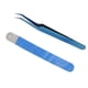 thumbnail image 1 of Eyelash Extension Tweezers Stainless Steel Ergonomic Nail Art Tweezers for Volume Individual False Lashes Extension Princess Tweezers, 1 of 5