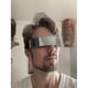 thumbnail image 5 of 80s Futuristic Visor Cyber Sunglasses Men Women Punk Cosplay Silver, 5 of 5