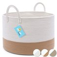 thumbnail image 1 of Cesta decorativa para zapatos y almohadas Basket OrganiHaus Jongui, color miel, 1 of 8