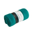 Mainstays Fleece Teal Solid Throw Blanket 50" x 60"