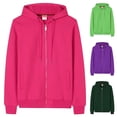 thumbnail image 3 of Hpapadks Men's Hoodies Classic Solid Zip Up Hoodies Pullover with Pocket Long Sleeve Ribbed Cuffs Hooded Drawstring Jacket Mens Sweatshirts, 3 of 3