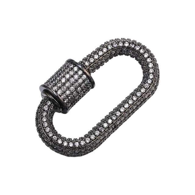 Broche de diamantes de imitación Billuyoard Almacenamiento Organización Hogar Negro