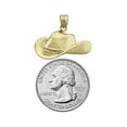 thumbnail image 3 of 14K Gold Western Cowboy Hat Pendant, 3 of 5