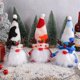 thumbnail image 4 of Muñeco de gnomo navideño con astas y luces, muñeco Rudolph, adornos luminosos para el hogar, Navidad, Año Nuevo, rojo, rojo, 4 of 5