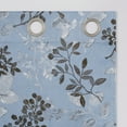 thumbnail image 6 of Mainstays Blackout Grommet Single Curtain Panel, 1 Panel, Blue Botanical, 40"W x 84"L, 6 of 8