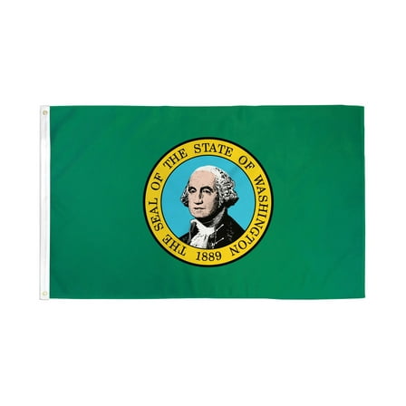 Washington 3'X5' State Flag ROUGH TEX® 68D Nylon
