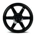 thumbnail image 2 of 4 x KATANA KR08 17X7.5 5X114.3 +40mm Glossy Black Alloy Wheel Rim 17" Inch, 2 of 3