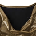 thumbnail image 6 of Mittory Women's Sparkly Metallic Camisole, Mock Neck Ruched Tank Top for Party & Club Wear, 6 of 8