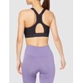 thumbnail image 4 of Under Armour BLACK Armour High Crossback Zip Front Sports Bra, US 32B, UK 32B, 4 of 4