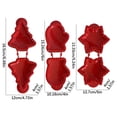 thumbnail image 4 of Discount Qaailabf New Christmas Tree Gloves Fruit Pie Biscuits Molds Baking Pie Pie Molds, 4 of 4