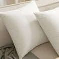 thumbnail image 7 of Knubmt 2 Pcs Velvet Soft Throw Pillow Covers Solid Color Pillowcase Decorative Square Cushion Case for Sofa Bedroom Car, 22x22 inch, 7 of 7