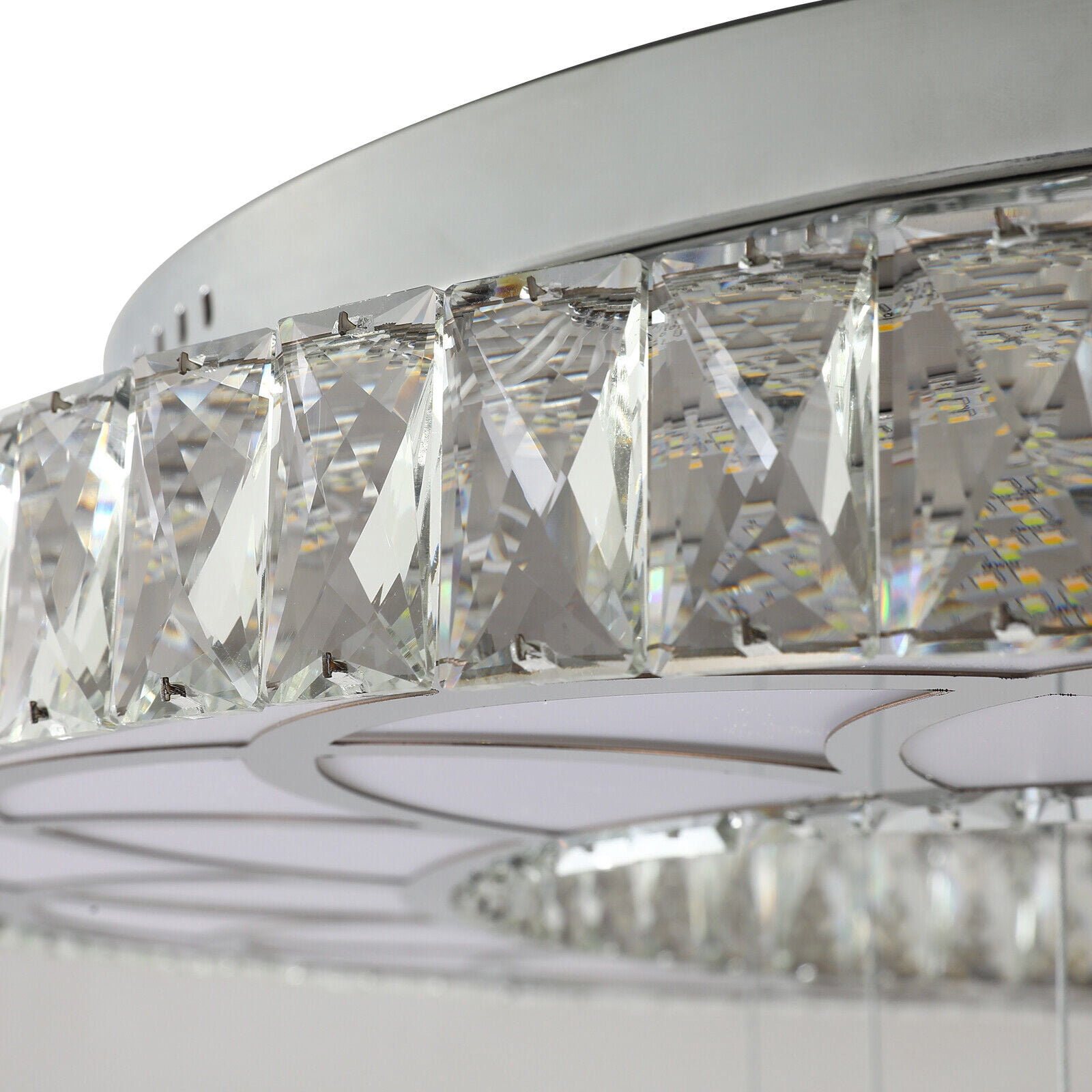 SHZICMY Modern Luxury Crystal Ceiling Chandelier Lamp Pendant Lights