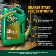 (4 pack) Quaker State Full Synthetic 5W-30 Motor Oil, 5-Quart