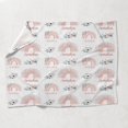 thumbnail image 4 of Retro Rainbow Custom Name - Personalized granddaughter Blanket, 4 of 7