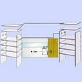 thumbnail image 4 of 10 X Right Angle Glass Panel Shelf Clamp Holder Bracket Support Clip, 4 of 8