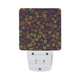 thumbnail image 5 of Yayeee LED Plug in Night Light for The Home with Auto Dusk to Dawn Light Sensors, 2 Pack, Yellow Floral, 5 of 6
