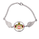 thumbnail image 1 of Pulsera emblema nacional Dinamarca Unbranded alas de Angel, 1 of 3